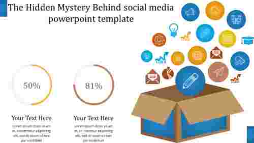 social media powerpoint template-The Hidden Mystery Behind social media powerpoint template